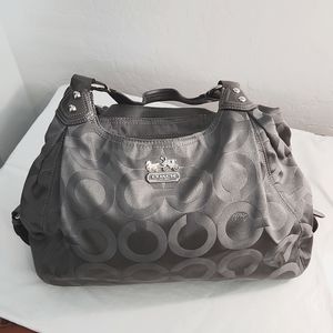 Coach Purse Signature C with Sateen Finish